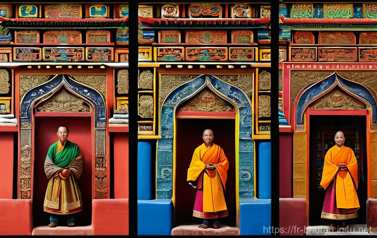 부탄의 새로운 호텔 리뷰 - Here are three detailed image prompts in English, inspired by the essence of luxury Bhutanese travel...
